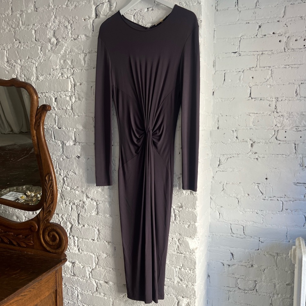 MICHAEL KORS COLLECTION Twist Purple Dress 10